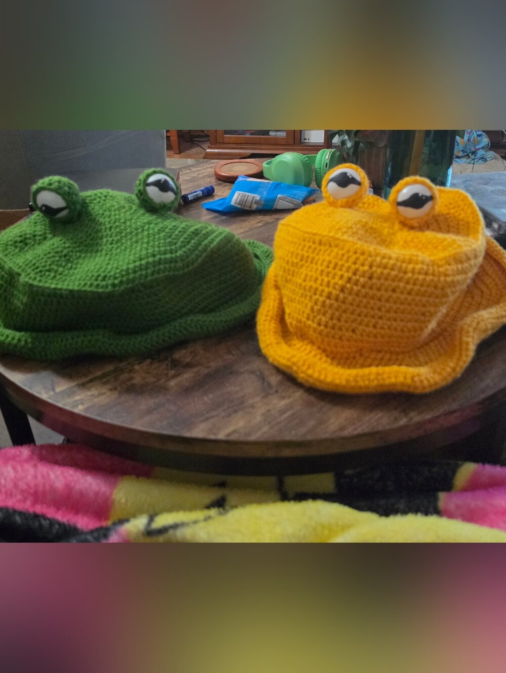 Frog & Toad Crochet Bucket Hats